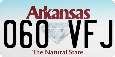 AR license plate 060VFJ