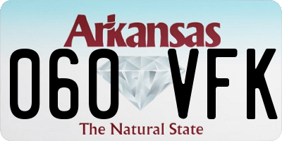 AR license plate 060VFK