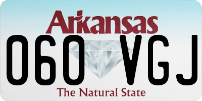 AR license plate 060VGJ
