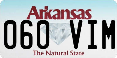 AR license plate 060VIM