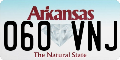 AR license plate 060VNJ