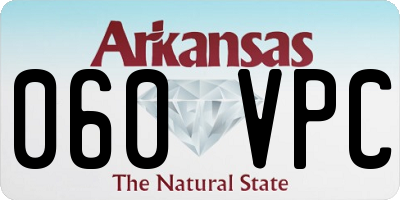 AR license plate 060VPC