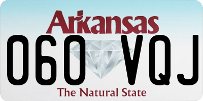 AR license plate 060VQJ