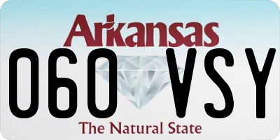 AR license plate 060VSY