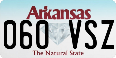 AR license plate 060VSZ