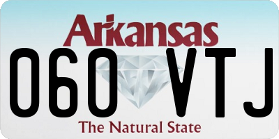 AR license plate 060VTJ