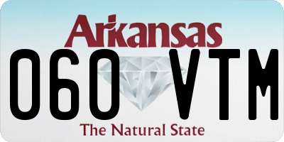 AR license plate 060VTM