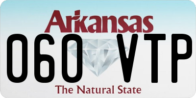 AR license plate 060VTP