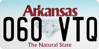 AR license plate 060VTQ
