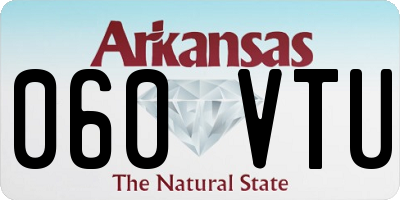 AR license plate 060VTU
