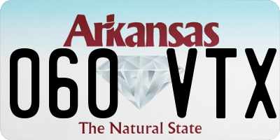 AR license plate 060VTX