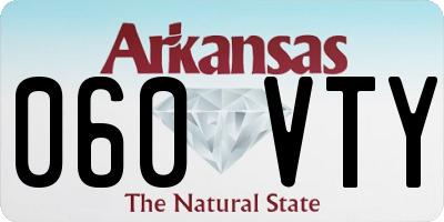 AR license plate 060VTY