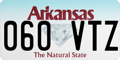 AR license plate 060VTZ