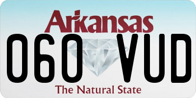 AR license plate 060VUD