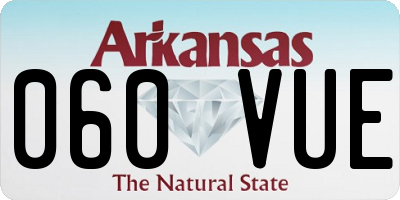 AR license plate 060VUE