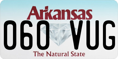 AR license plate 060VUG