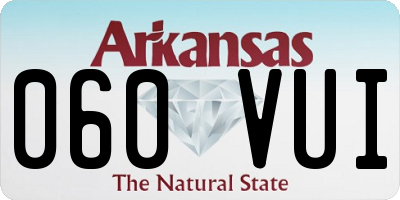 AR license plate 060VUI