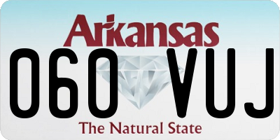 AR license plate 060VUJ