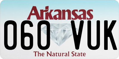 AR license plate 060VUK