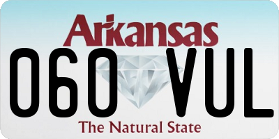 AR license plate 060VUL