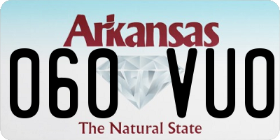AR license plate 060VUO