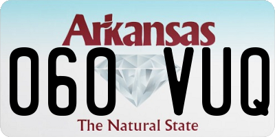 AR license plate 060VUQ