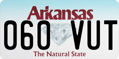 AR license plate 060VUT