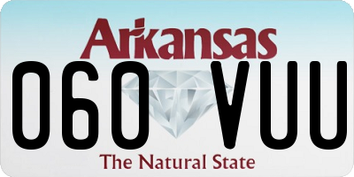 AR license plate 060VUU
