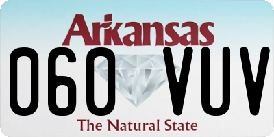 AR license plate 060VUV