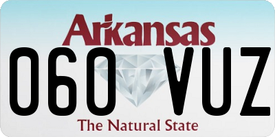 AR license plate 060VUZ