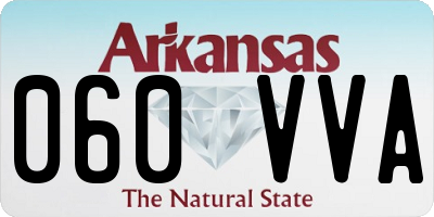 AR license plate 060VVA