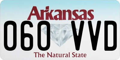 AR license plate 060VVD