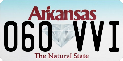 AR license plate 060VVI
