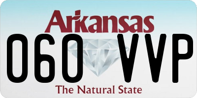 AR license plate 060VVP