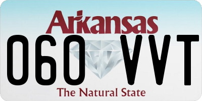AR license plate 060VVT