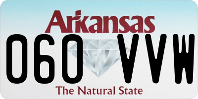 AR license plate 060VVW