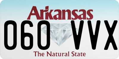 AR license plate 060VVX