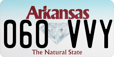 AR license plate 060VVY