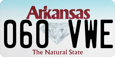 AR license plate 060VWE