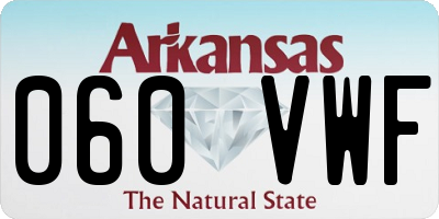 AR license plate 060VWF