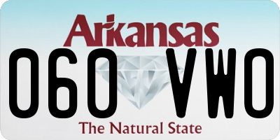 AR license plate 060VWO