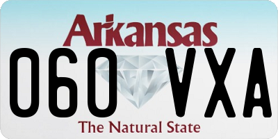 AR license plate 060VXA