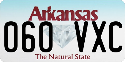 AR license plate 060VXC