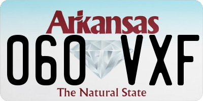 AR license plate 060VXF