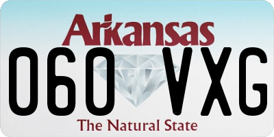 AR license plate 060VXG