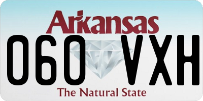 AR license plate 060VXH