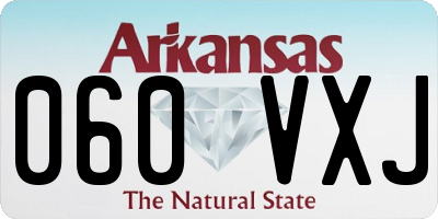 AR license plate 060VXJ