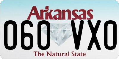 AR license plate 060VXO