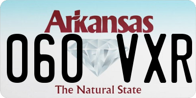 AR license plate 060VXR