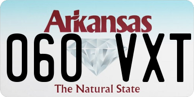 AR license plate 060VXT